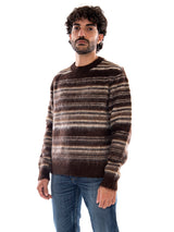 Only & Sons Onsaiden RLX LS Crew Knit Coffee Bean Silver Lining - Jersey Hombre Marrón y Gris Hombre ONLY & SONS