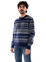 Only & Sons Onsaiden RLX LS Crew Knit Ocean Cavern Ghost Gray - Jersey Hombre Azul y Gris Only & Sons
