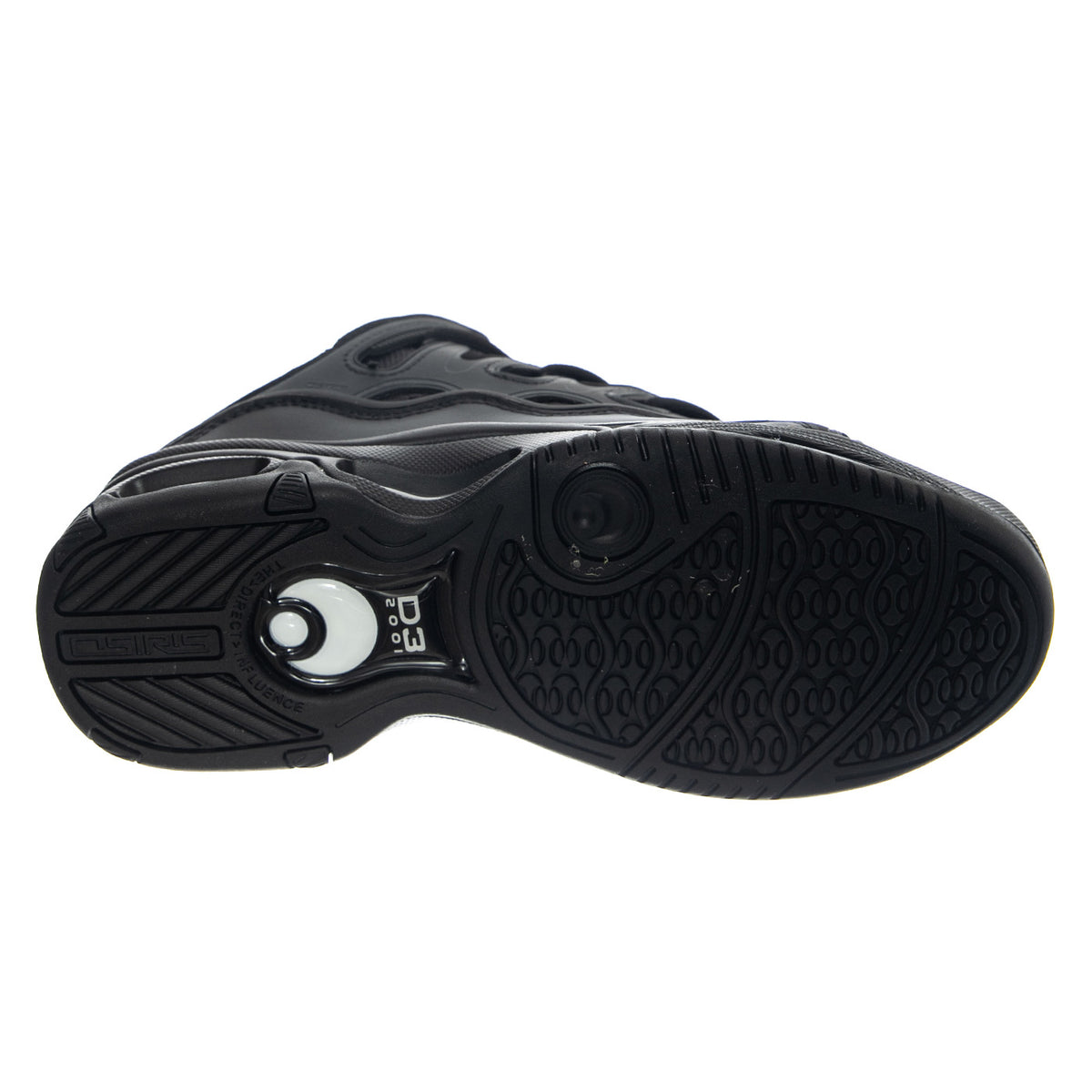 D3 2001 (25th) Footwear Black/Black/Black - Scarpe Stringate Uomo Nera 1141 OS001236 OSIRIS 