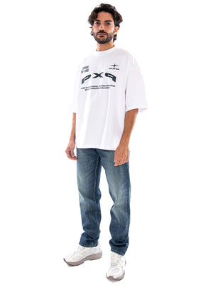 PXP T-Shirt Maniche Corte White - Maglietta Uomo Bianca<BR/><BR/> 2611178 W PXP 