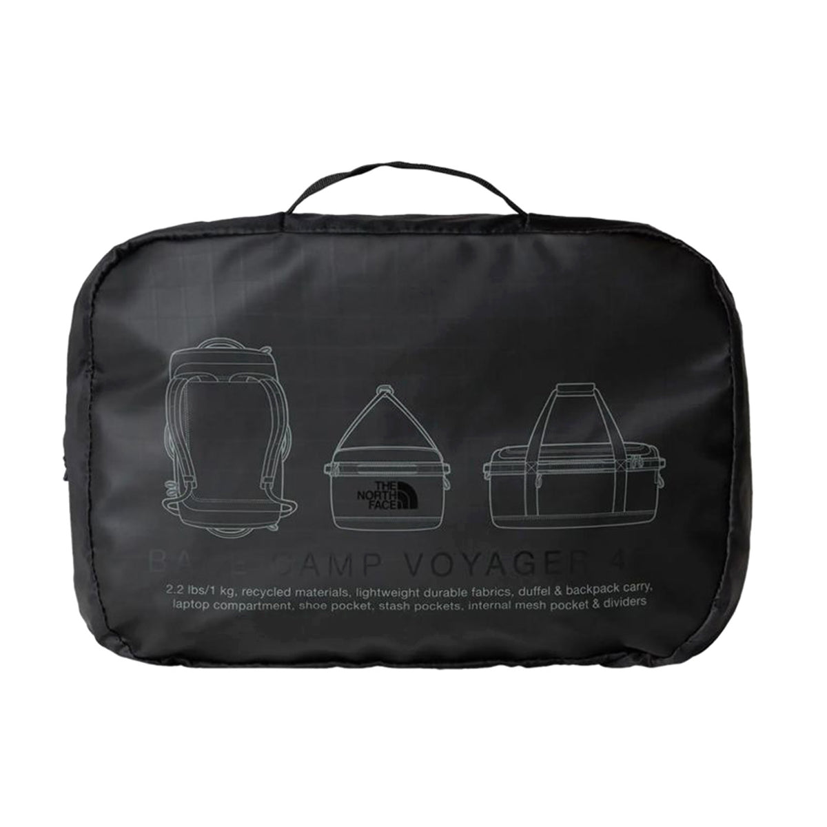 BCV DUFFEL 42L BLACK - Borsa da Viaggio Nera NF0A52RQ KT01 THE NORTH FACE 