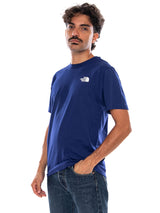 THE NORTH FACE M EVO BOX NSE REG SS T BOLD BLUE / SMALL STONE - Maglietta Girocollo Uomo Blu  Uomo THE NORTH FACE