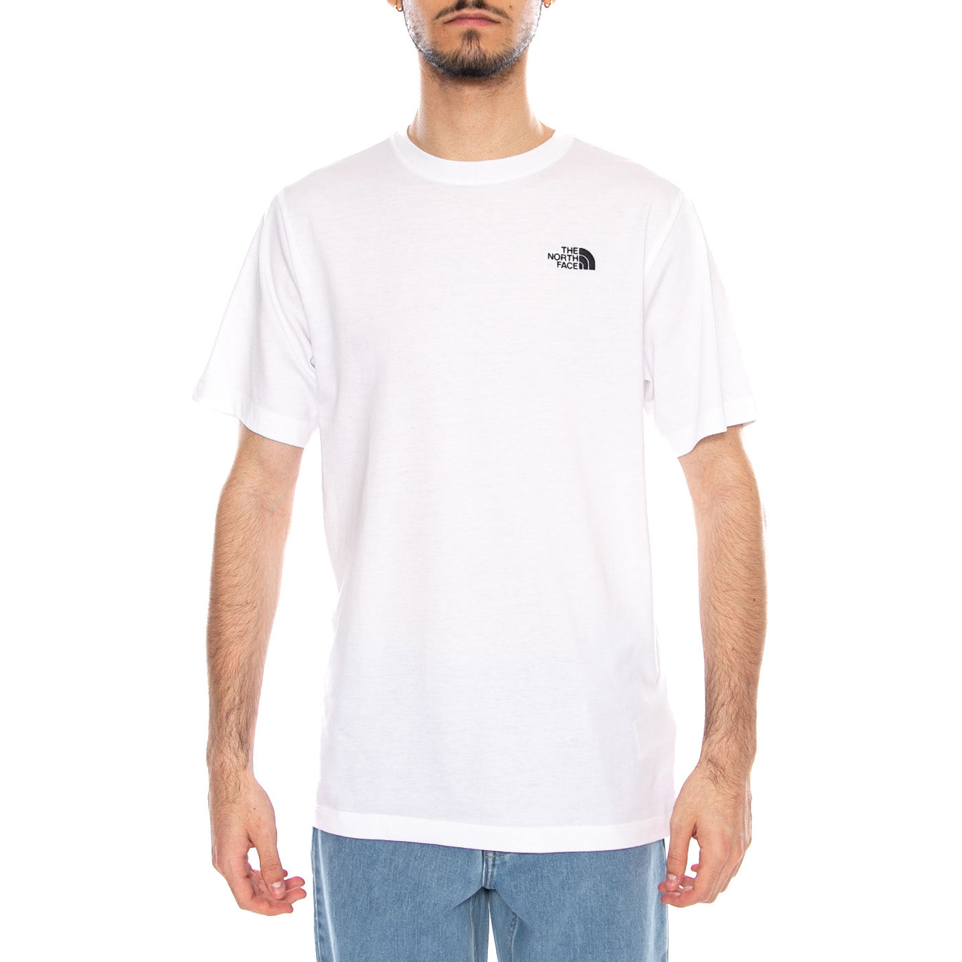 M Evo SD Reg SS Tee TNF White - Maglietta Girocollo Uomo Bianca NF0A8CZ2 FN41 THE NORTH FACE 