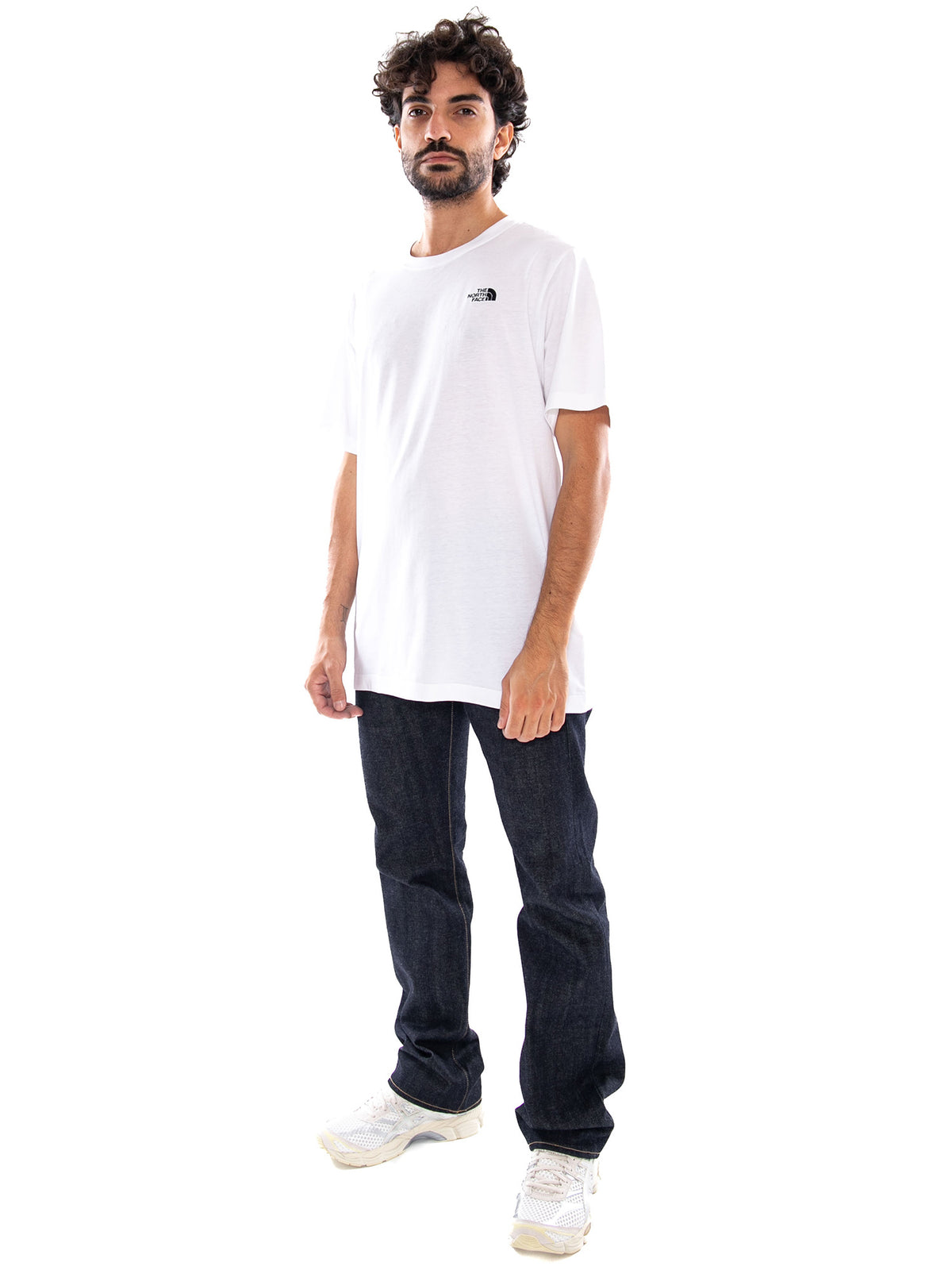 M Evo SD Reg SS Tee TNF White - Maglietta Girocollo Uomo Bianca NF0A8CZ2 FN41 THE NORTH FACE 