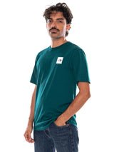 THE NORTH FACE M EVO BOX HD RG SS T PACIFIC TEAL / SMALL - Camiseta Cuello Redondo Hombre Verde Hombre THE NORTH FACE