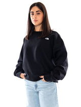 The North Face W ESS SD Boxy OS Crew TNF Black - Felpa Donna Nera  Donna THE NORTH FACE