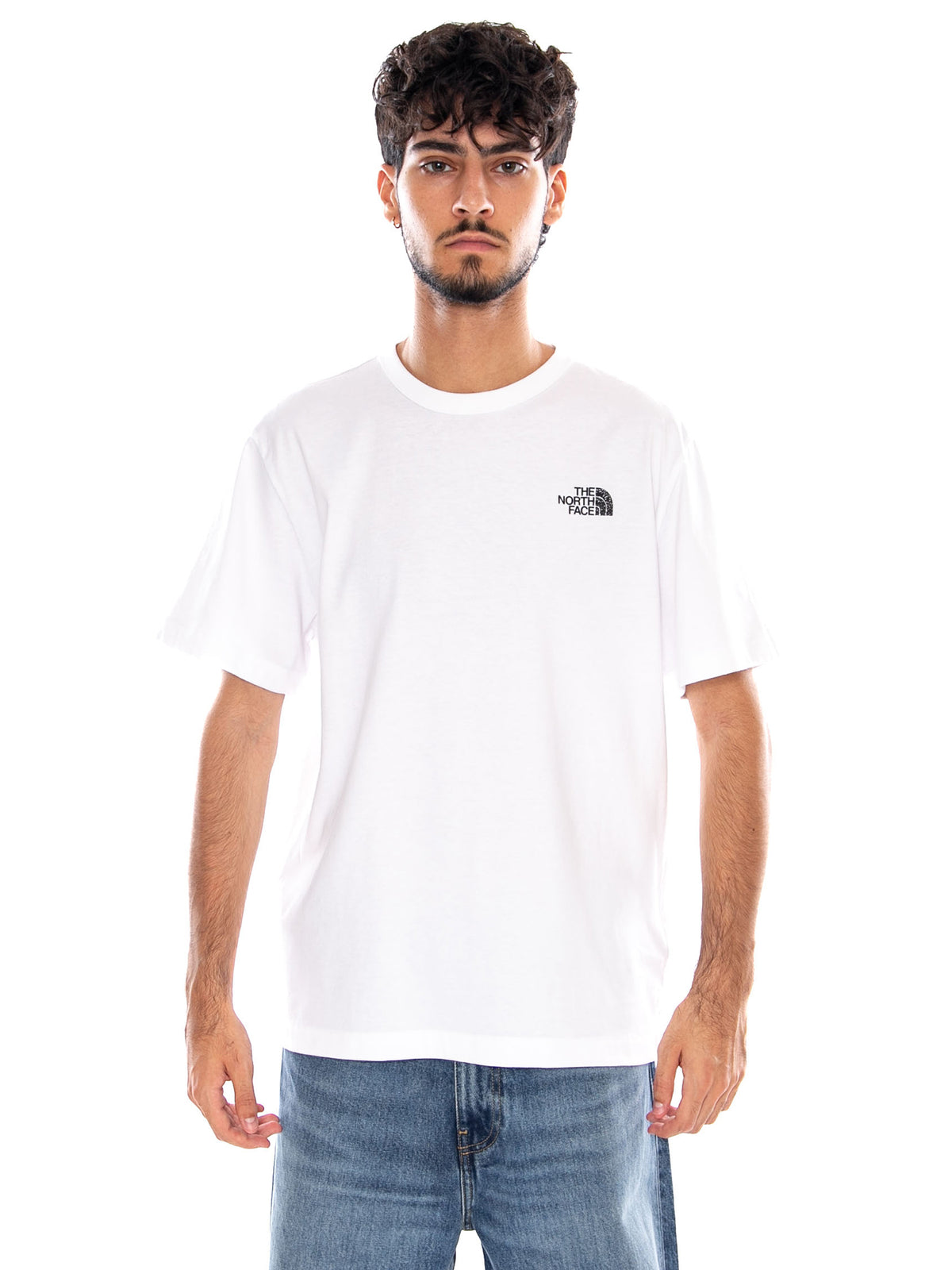 U NSE SLOPES RLX SS TEE TNF WHITE - Maglietta Girocollo Uomo Bianca NF0A8JA8 FN41 THE NORTH FACE 