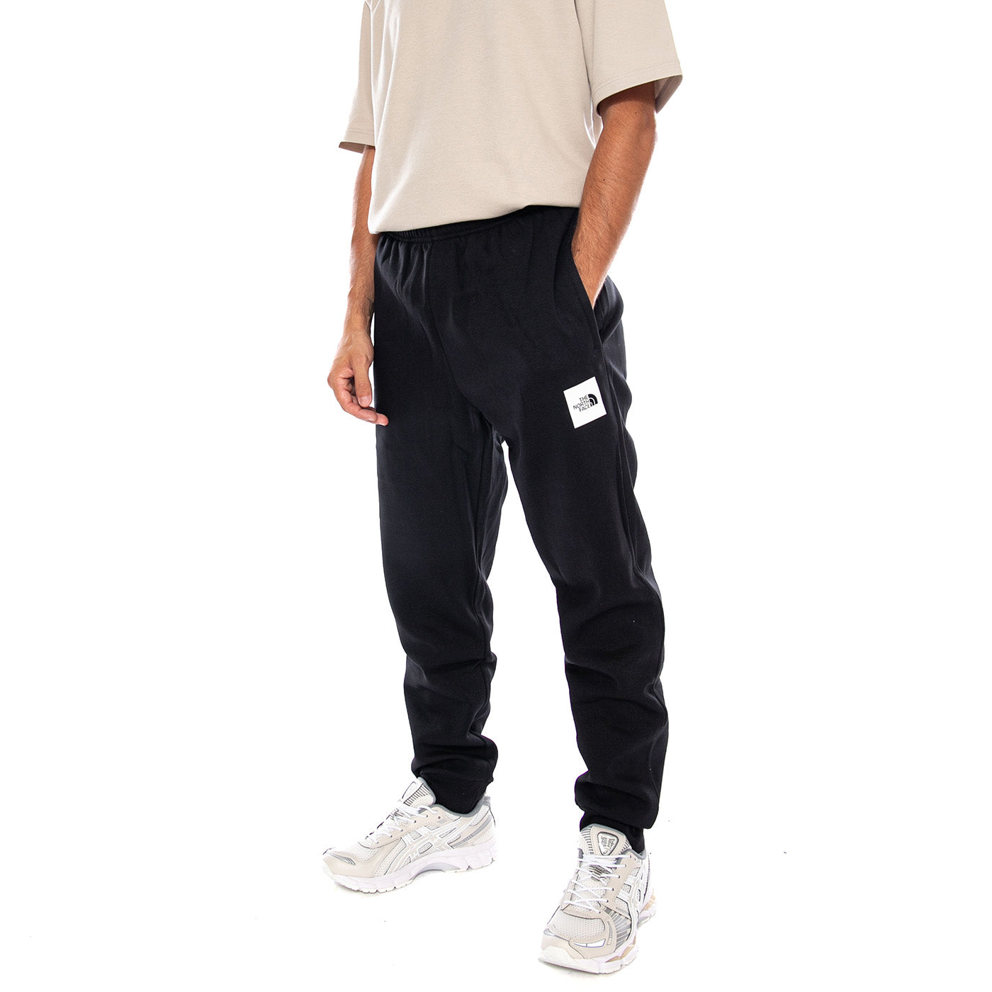 M EVO BOX HD REG PNT TNF BLACK - Pantaloni Felpa Uomo Neri NF0A8JB0 JK31 THE NORTH FACE 