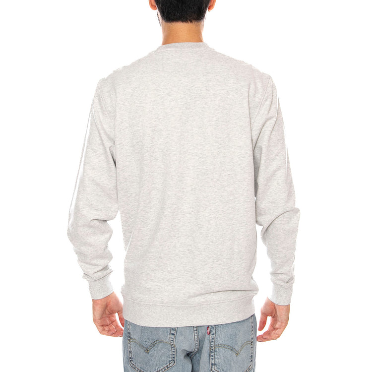 TJM REG ENTRY SIGN CNCK EXT ICE GREY HEATHER - Felpa Girocollo Uomo Grigia DM0DM23116 P08 TOMMY HILFIGER 