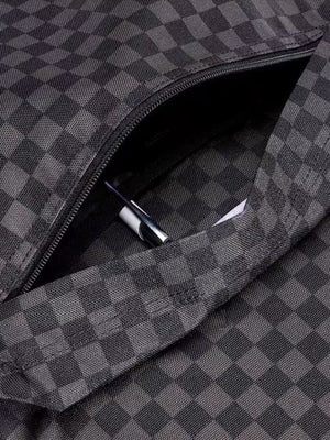 OLD SKOOL GROM CHECK BACKPACK BLACK / CHARCOAL - Zaino Multicolore VN000J3K BA51 VANS 