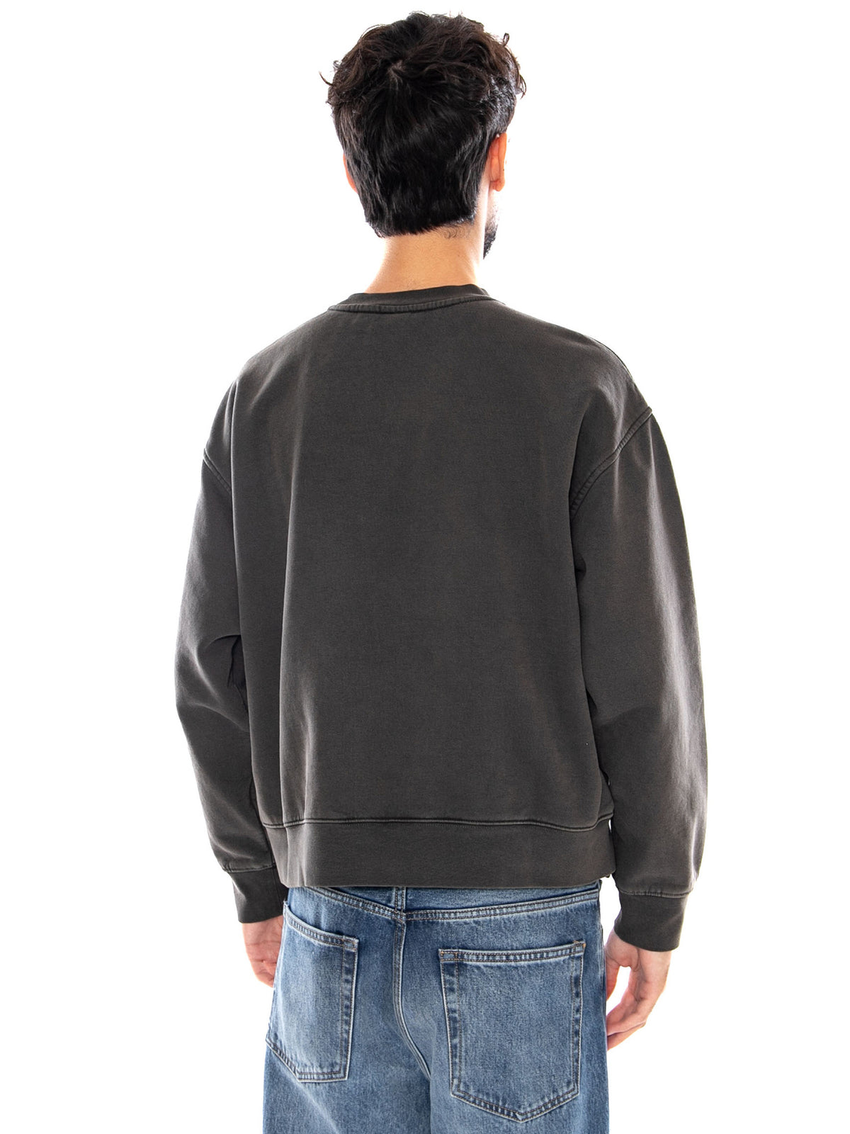 PREMIUM CREWNECK FADED BLACK - Felpa Uomo Nera VN000T6T EMV1 VANS 