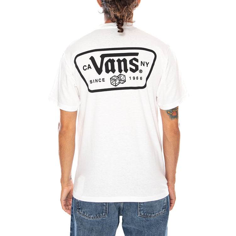 KNU PATCH SS TEE WHITE - Maglietta Girocollo Uomo Bianca VN000WU8 WHT1 VANS 