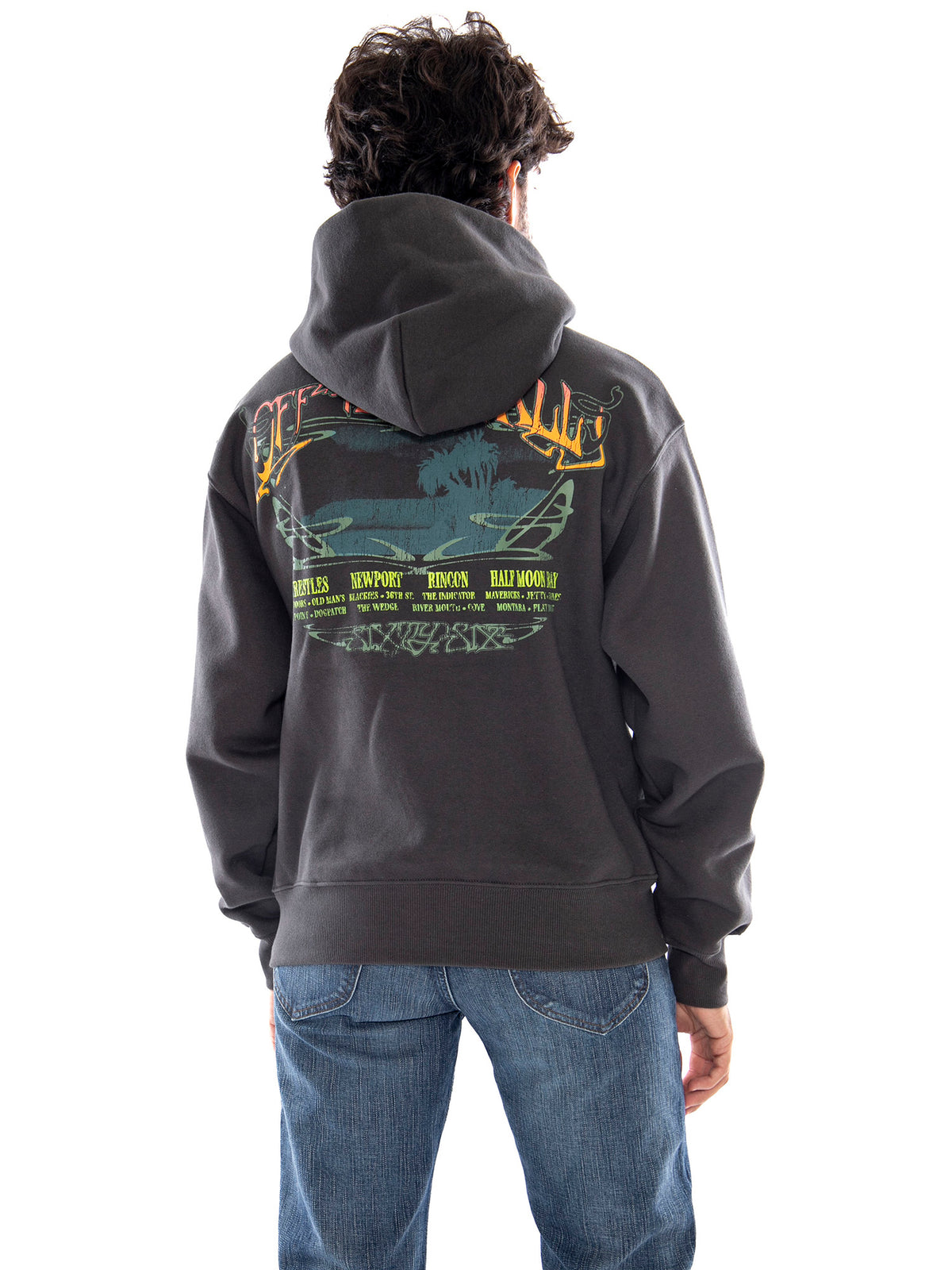 Vans Jetty Sets Pullover Faded Black - Felpa Uomo Nera Slavata<BR/><BR/> VN000WWY EMV1 VANS 