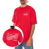 CABALLERO SS TEE RACING RED - Camiseta Cuello Redondo Hombre Roja Hombre VANS