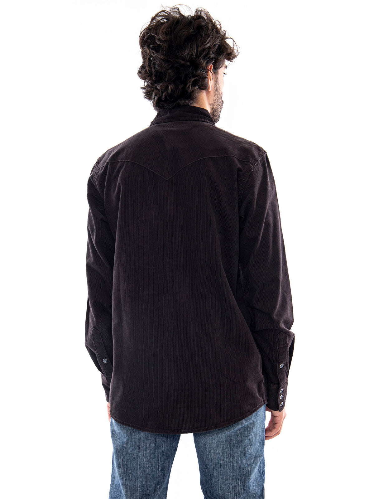 Wrangler Western Shirt Chocolate - Camicia Uomo Marrone Cioccolato 112386902 BRN WRANGLER 
