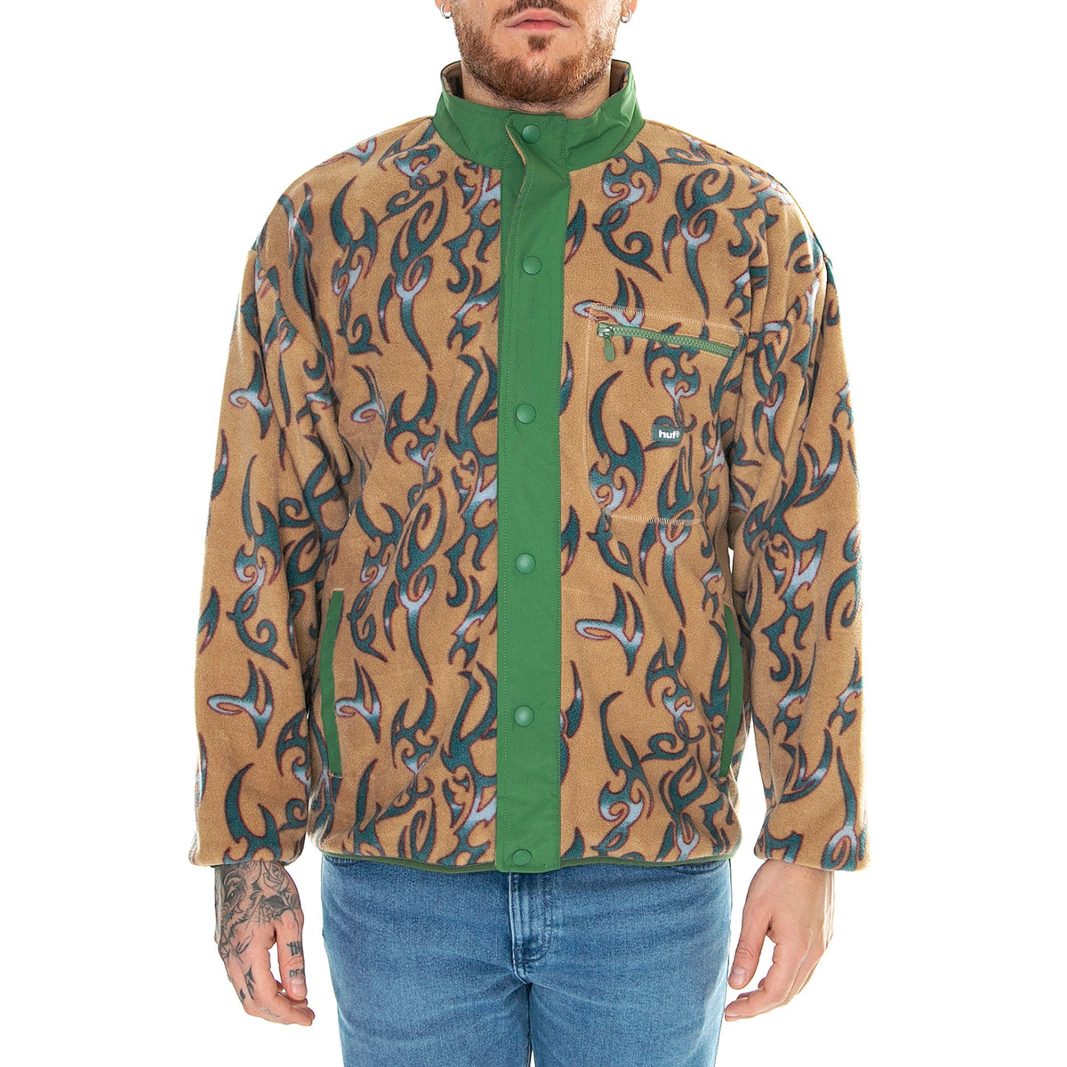 Static Polar Fleece Oatmeal Sweat - Felpa Uomo Multicolore FL00213-OATML . HUF 