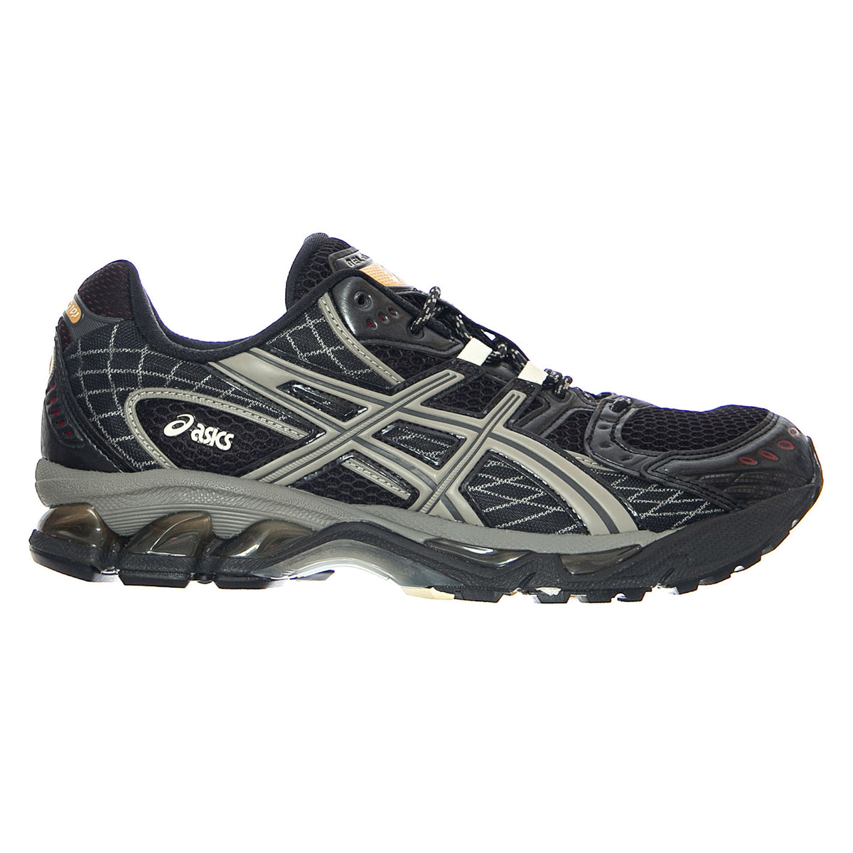 GEL-Nimbus 10.1 - Black / Clay Grey - Scarpe Stringate Uomo Nere 1203A543-005 BLACK/CLAY GRAY ASICS 