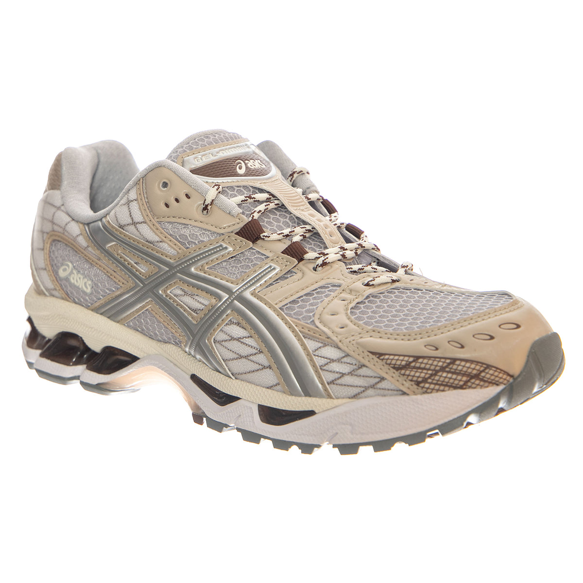 Gel-Nimbus 10.1 Concrete / Feather Grey - Scarpe Stringate Uomo / Donna Grigie 1203A543-024 CONCRETE/FEATHER GREY ASICS 