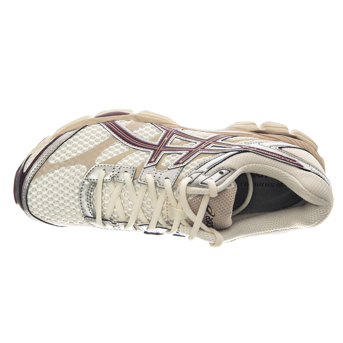 Gel-Cumulus 16 Cream/Benimo Purple - Scarpe Stringate Uomo Multicolore 1203A733-104 CREAM/BENIIMO PURPLE ASICS 
