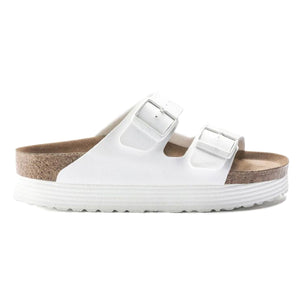 ARIZONA GROOVED WHITE - Sandali Donna Bianchi 1018581 WHT BIRKENSTOCK 