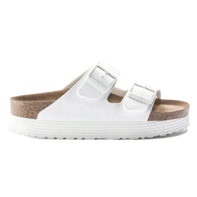 ARIZONA GROOVED WHITE - Sandali Donna Bianchi 1018581 WHT BIRKENSTOCK 