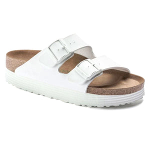 ARIZONA GROOVED WHITE - Sandali Donna Bianchi 1018581 WHT BIRKENSTOCK 