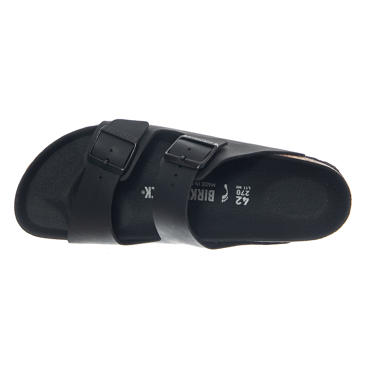 Arizona Birko Flor Narrow Fit Triple Black - Sandali Uomo / Donna Neri 1019069 TBK BIRKENSTOCK 