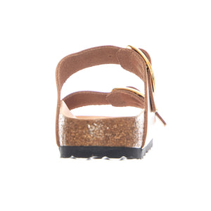 Arizona Big Buckle Nubuck Leather Narrow Fit Sandcastle - Sandali Donna Beige 1026553 SNB BIRKENSTOCK 