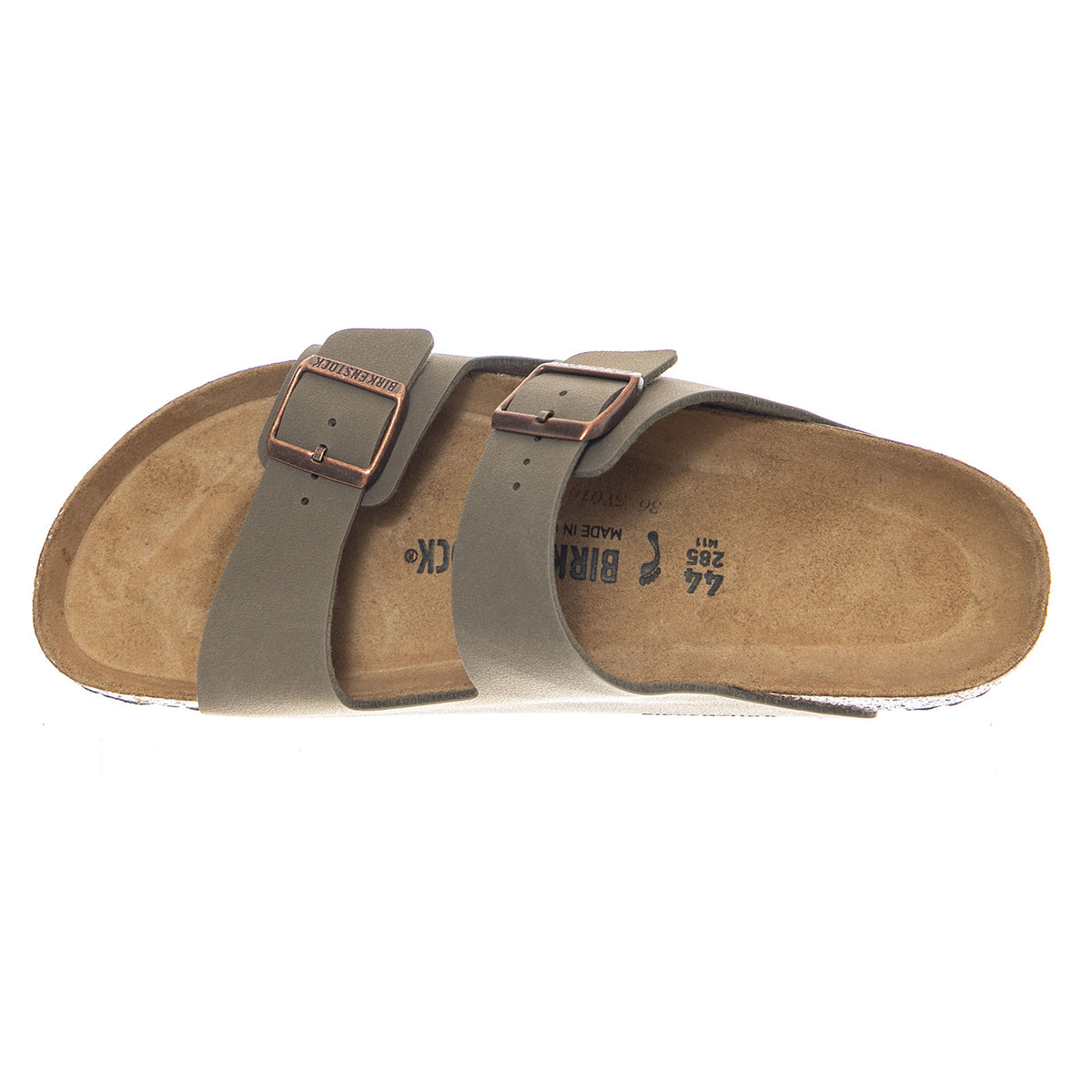 Arizona Birkibuc Narrow Fit Stone - Sandali Uomo / Donna Grigi 151213 STN BIRKENSTOCK 