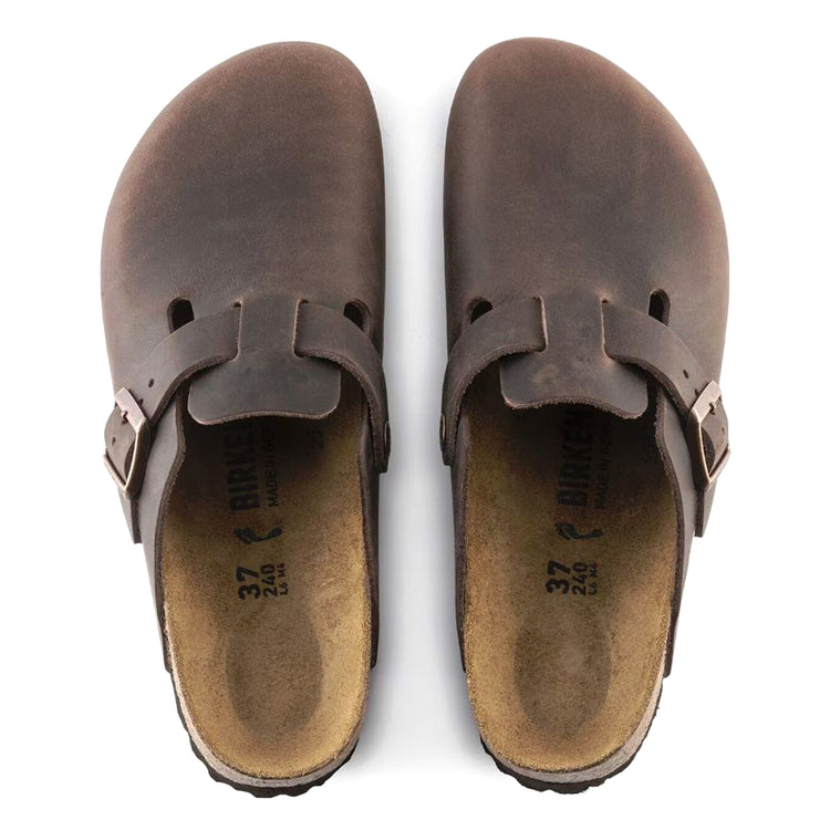 BOSTON OILED LEATHER NARROW FIT HABANA - Sandali Uomo / Donna Marroni 860133 HBN BIRKENSTOCK 