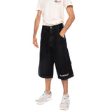 BERMUDA 14INCH T.BLACK DENIM ONLY ST.W. BLACK - Bermuda Denim Jeans Hombre Negro Hombre BLUESKIN