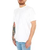 STANDARD CREW NECK T-SHIRT 2 PACK WHITE + WHITE - Camiseta Cuello Redondo Hombre Blanca Hombre CARHARTT WIP
