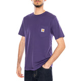 S/S Pocket T-Shirt Calla - Camiseta Cuello Redondo Hombre Morado Hombre CARHARTT WIP