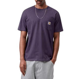 S/S POCKET T-SHIRT LOCKERS - Camiseta Cuello Redondo Hombre Púrpura  Hombre CARHARTT WIP