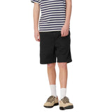 FLINT SHORT BLACK - Bermuda Hombre Negro Hombre CARHARTT WIP