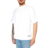 S/S LINK SCRIPT T-SHIRT WHITE / BLACK - Camiseta Cuello Redondo Hombre Blanca CARHARTT WIP