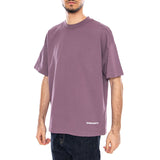 S/S Link Script T-Shirt Phlox / White - Camiseta Cuello Redondo Hombre Púrpura Hombre CARHARTT WIP