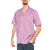 S/S Delray Shirt Gentle Purple / White - Camisa Manga Corta Hombre Púrpura Hombre CARHARTT WIP