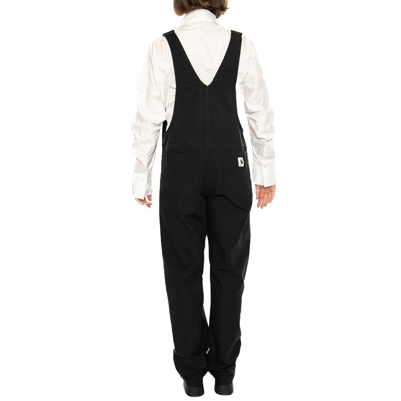 W' BIB OVERALL STRAIGHT BLACK - Salopette Donna Nera I032965 8902 CARHARTT WIP 