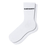 W' LINK SOCKS WHITE - Calcetines Blancos Mujer  ACCESORIOS CARHARTT WIP