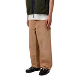 SINGLE KNEE PANT HAMILTON BROWN, STONE CANVAS - Pantalones Anchos Hombre Beige Hombre CARHARTT WIP