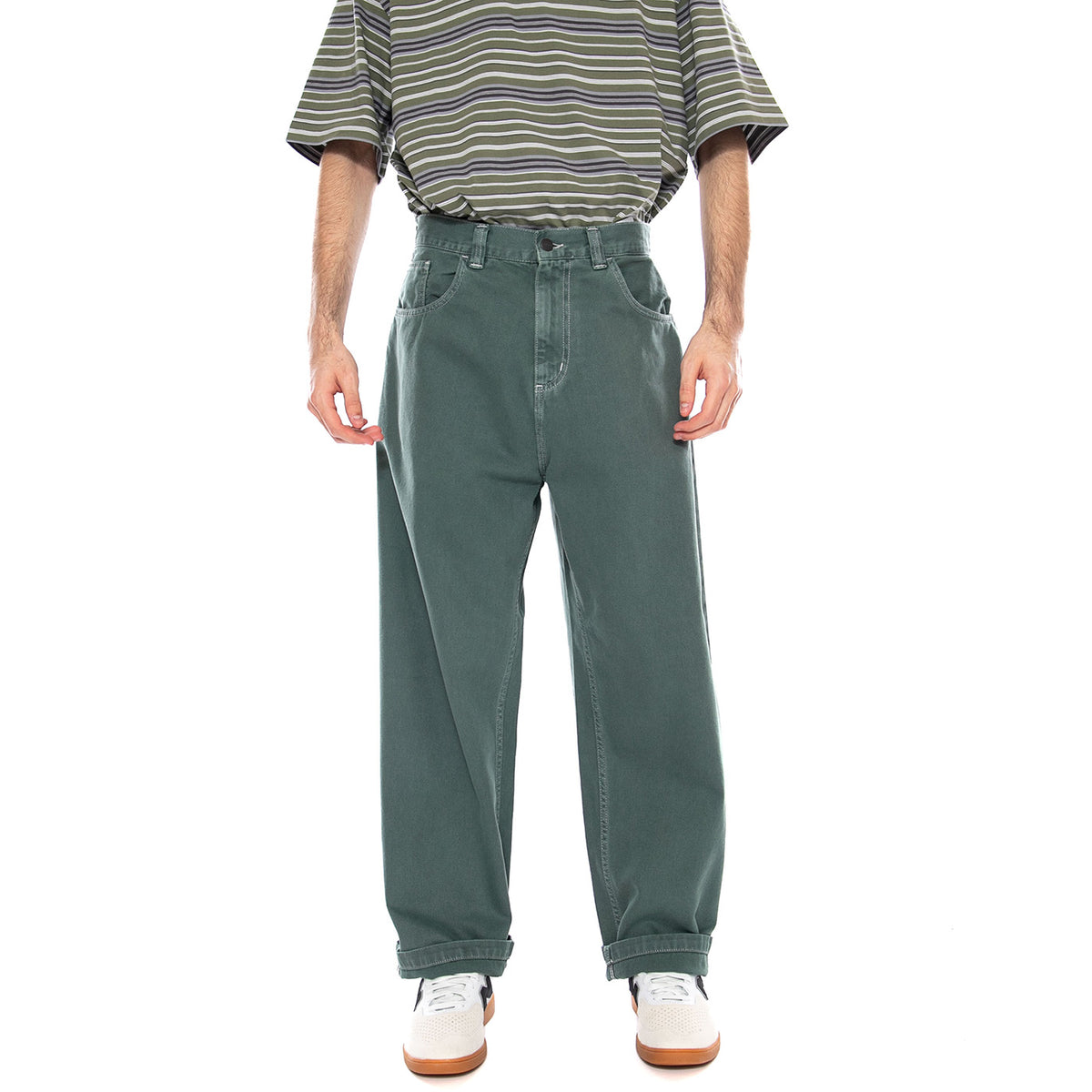 Brandon Pant Velvet Green - Pantaloni Uomo Verdi I034809 3GD4J CARHARTT WIP 