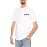 S/S University Script T-Shirt - Camiseta Cuello Redondo Hombre Blanca Hombre CARHARTT WIP