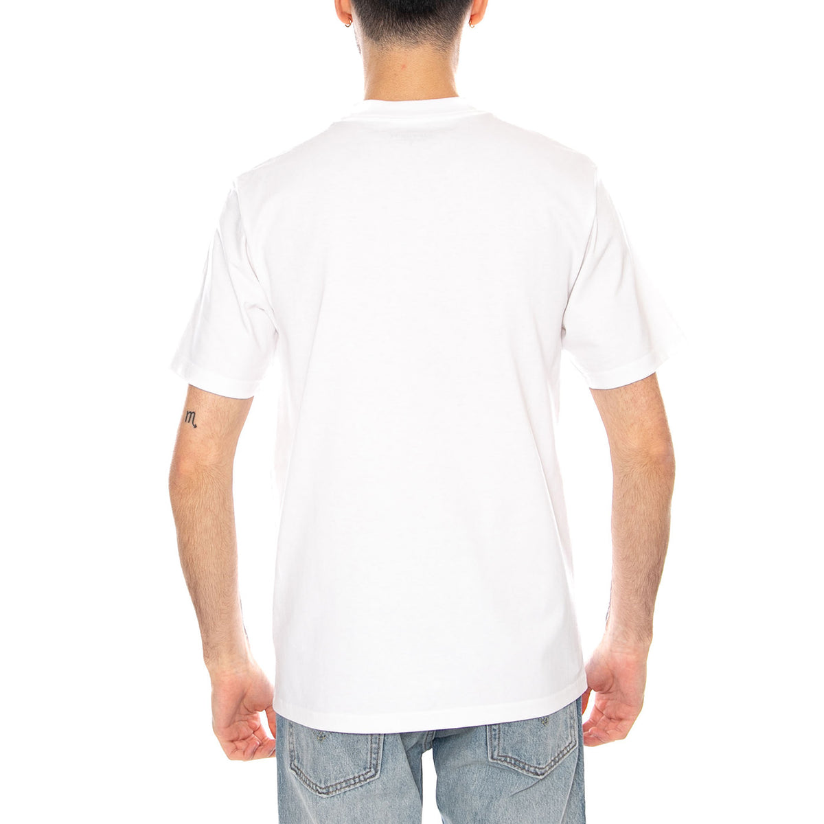 S/S University Script T-Shirt - Maglietta Girocollo Uomo Bianca I036110 00AXX CARHARTT WIP 