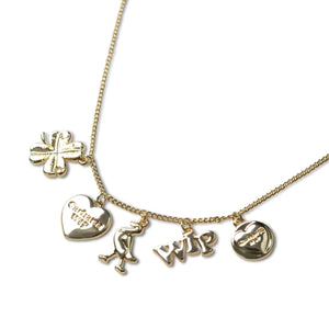 CHARMS NECKLACE GOLD - Collana con Ciondoli Oro I036250 3KXX CARHARTT WIP 