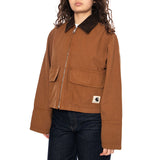 W' Prescott Jacket Hamilton Brown / Tobacco - Chaqueta Mujer Marrón Mujer CARHARTT WIP