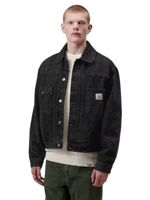 BELMAR JACKET SNAKE CAMO BLACK - Giacca Uomo Multicolore I036586 3R260 CARHARTT WIP 