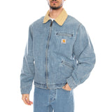 OG Detroit Jacket Blue/Dusty H Brown - Giacca Denim Jeans Hombre Azul - CARHARTT WIP