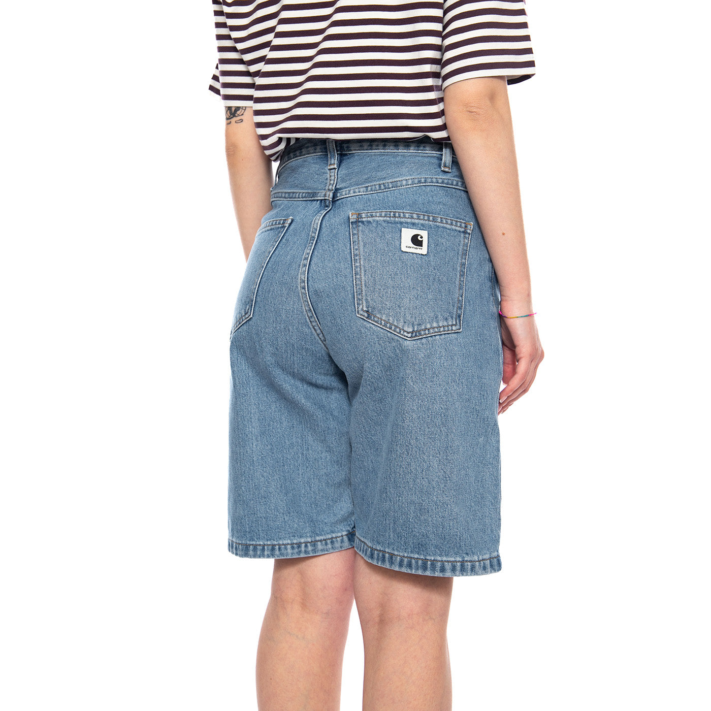 W' Brandon Short Blue - Pantaloncini Donna Blu I037021 0112 CARHARTT WIP 