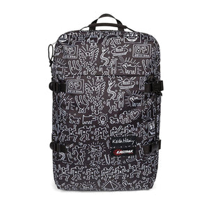 TRAVEL PACK KEITH HARING BLACK - Valigia con Ruote Nera Collaborazione con Keith Haring EK0A5BBR 6Z21 EASTPAK 